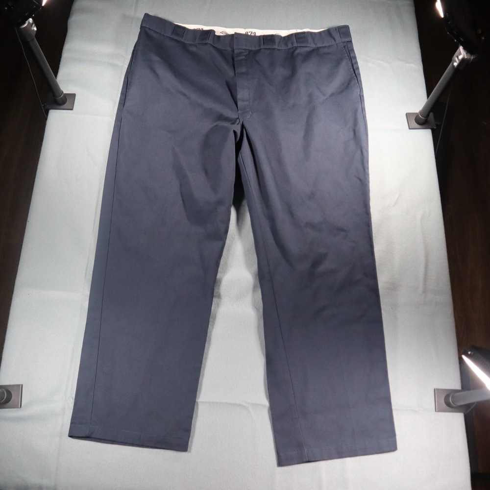 Dickies 874 Original Fit Blue Workwear Pants Mens 50x32 874DN